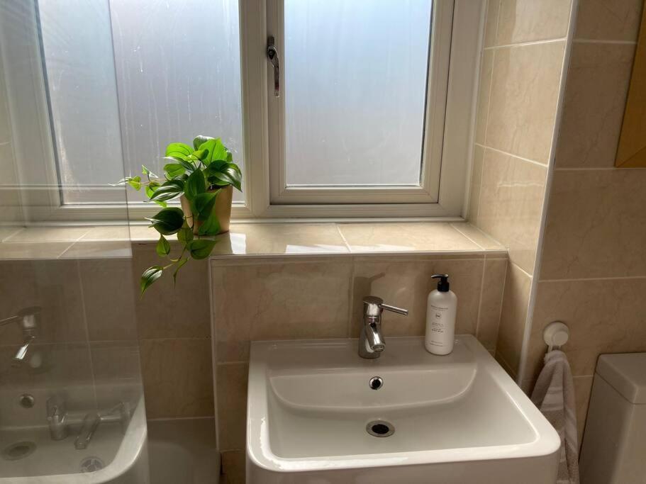 Comfy 1 Bedroom Flat With Free Parking Glasgow Exterior photo